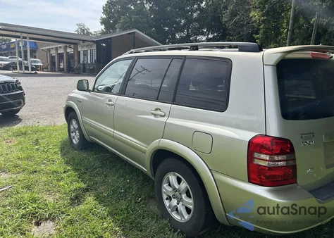 2002 Toyota Highlander из США, поврежденный, VIN JTEGF21A720062901